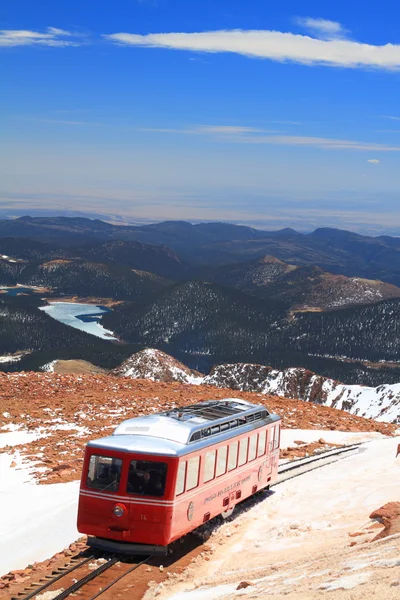 Pikes peak tåg — Stockfoto