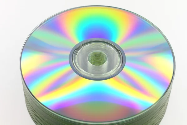 Стек компакт-дисків — стокове фото