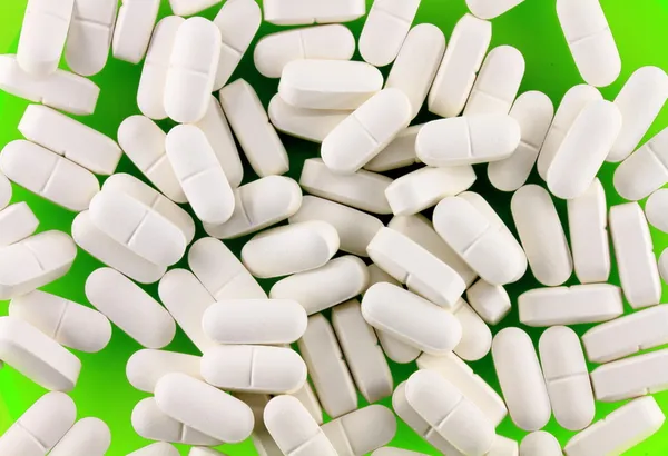 White pills — Stock Photo, Image