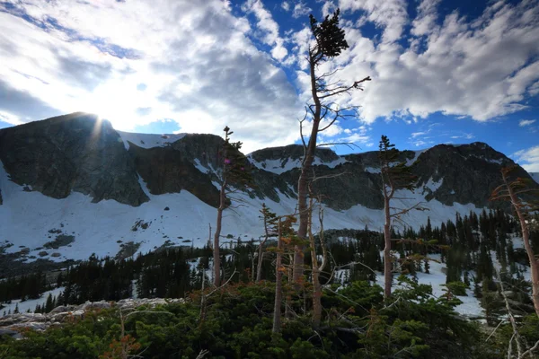 Skalistym terenie Wyoming — Zdjęcie stockowe