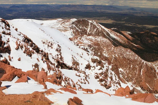 Declives nevados — Fotografia de Stock