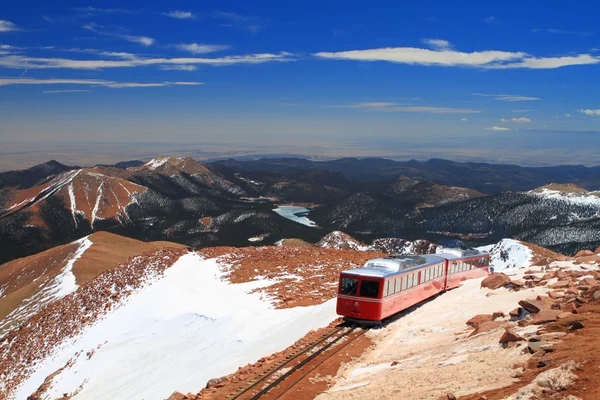 Pikes peak tren — Stok fotoğraf