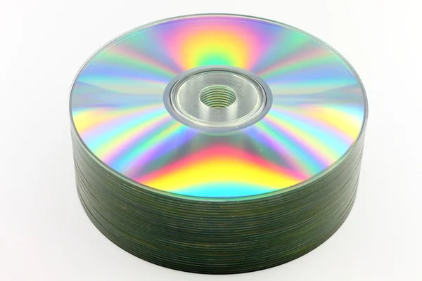 Stack of compact disks — Stock Photo, Image