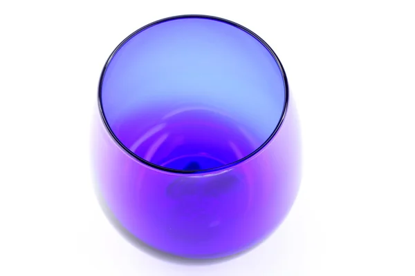 Blue gognac glass — Stock Photo, Image