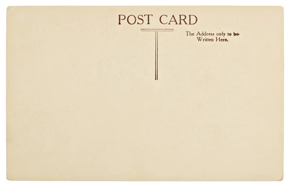 Blank Postcard — Stock Photo, Image