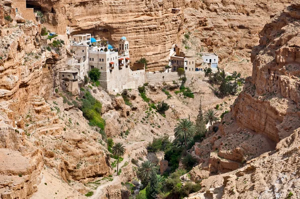 Klostret st. george i Palestina. Stockbild