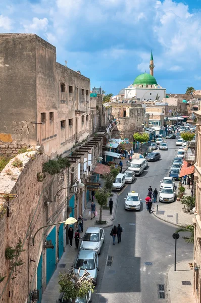 Israel, acre, eine Straße in der Altstadt. — Stockfoto