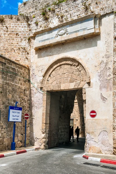 Israel, tunnland, porten till gamla stan. — Stockfoto