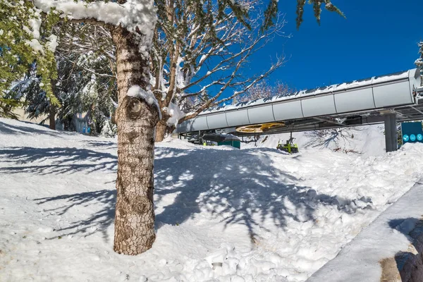 Lowest Point Lift Top Mount Hermon — Stock Photo, Image