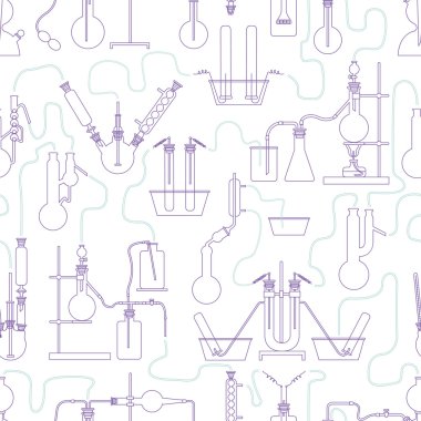 Bilim kimya sorunsuz arka plan