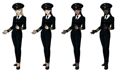 kadın uçak pilotları