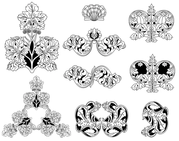 Ornamento floreale — Vettoriale Stock