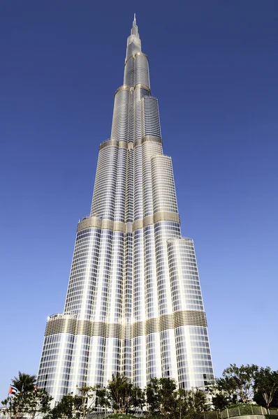 Burj khalifa und adresse hotel, dubaï, vereinigte arabische emirate — Stockfoto