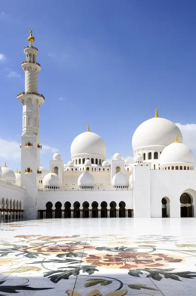 Scheich-Zayed-Moschee in Abu Dhabi, — Stockfoto