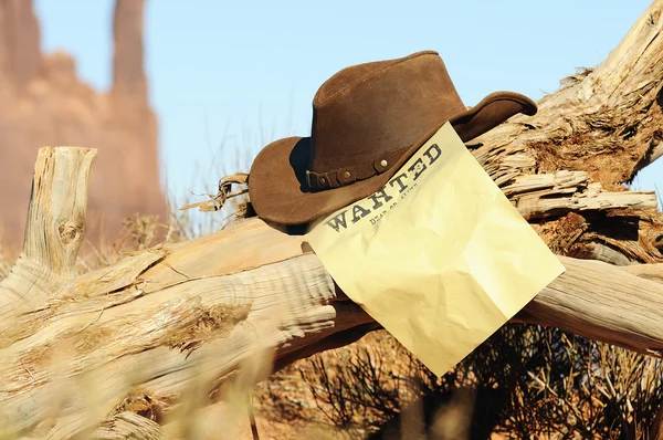 Wanted far west — Stock Photo, Image