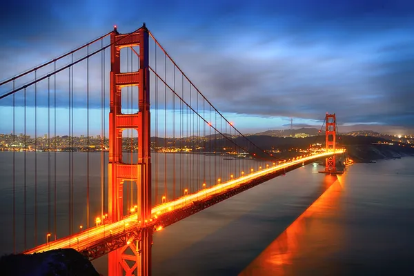 Golden Gate Köprüsü, San Francisco — Stok fotoğraf