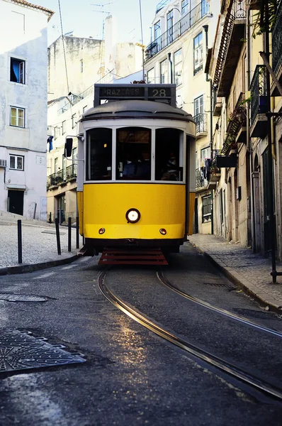 Lissabon spårvagn — Stockfoto