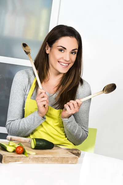 Cooking vegetables — Stock Photo, Image