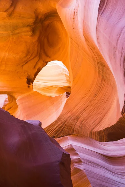 De antelope canyon, pagina, — Stockfoto