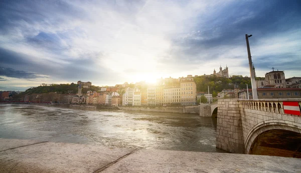 Lyon saône france — 图库照片