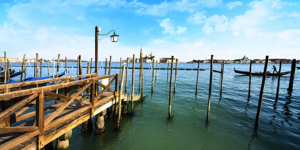 Gôndolas em Venezia — Fotografia de Stock