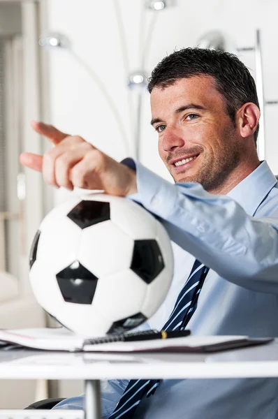 Paixão de futebol — Fotografia de Stock