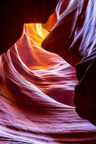 Antelope canyon, stránka, — Stock fotografie