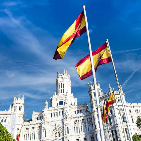 Palacio de cibeles, madrid — Foto de Stock