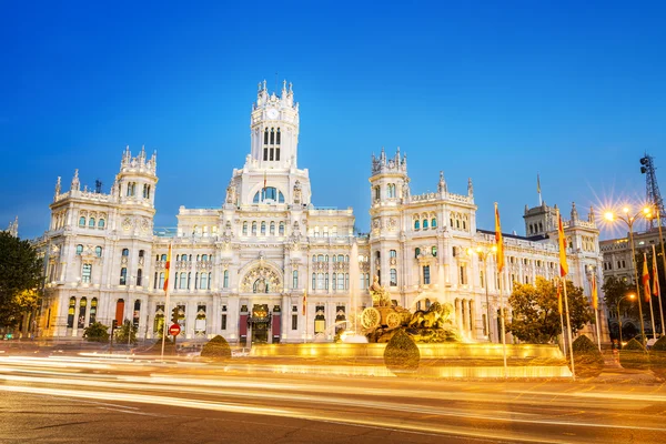 Plaza de la Cibeles Madrid — Stok fotoğraf