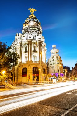 trafik ışıkları Madrid ışınları