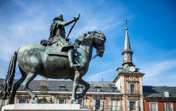 Plaza Mayor, Madrid, Španělsko — Stock fotografie