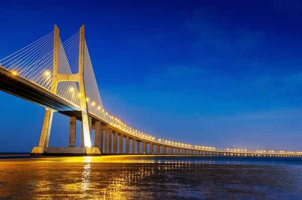 Vasco da Gama bridge, Lisbon, Portugal — Stock Photo, Image