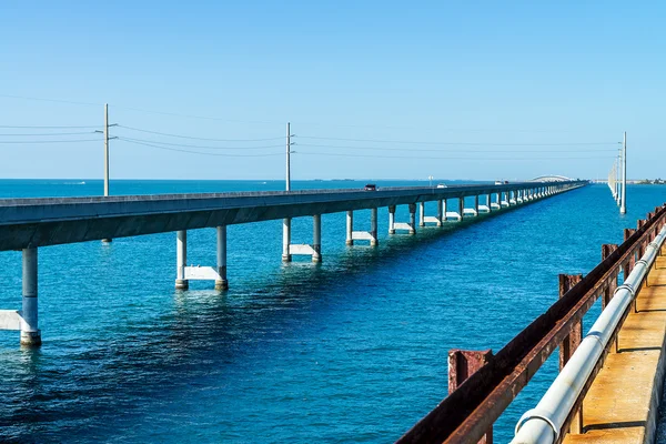 The Seven Mile bridge, Keys, Floride — Stock Photo, Image