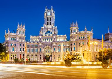 Plaza de la Cibeles Madrid clipart