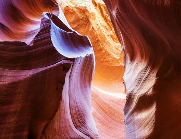 Antelope canyon, stránka, — Stock fotografie