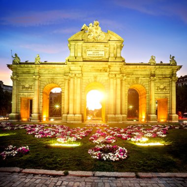 Puerta de alcala, madrid, İspanya