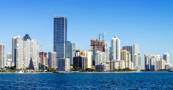 Skyline van Downtown Miami — Stockfoto