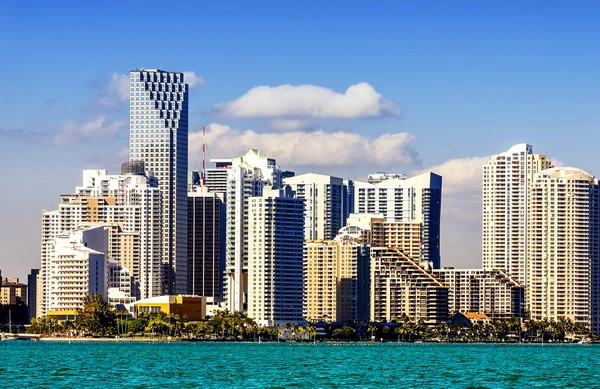 Skyline der Innenstadt von Miami — Stockfoto