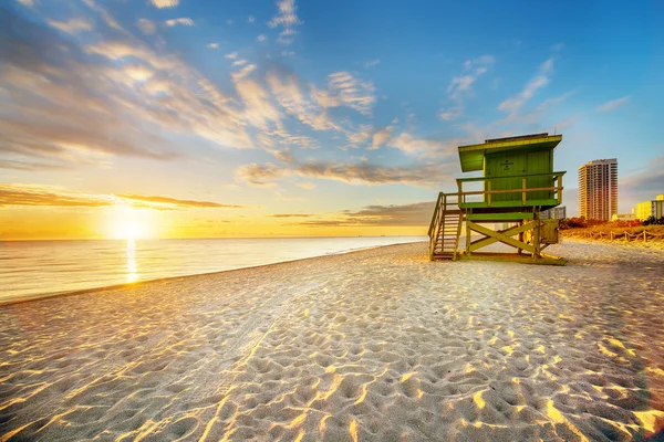 Miami South Beach lever du soleil — Photo