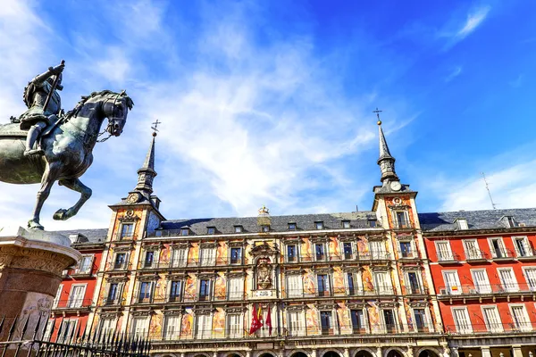 Plaza Belediye Başkanı, Madrid, İspanya — Stok fotoğraf