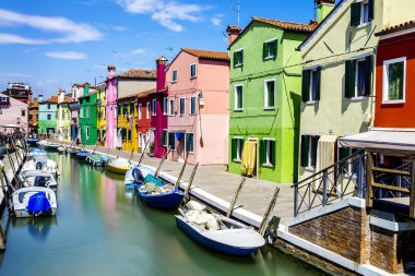 Burano köyü yakınlarında venise