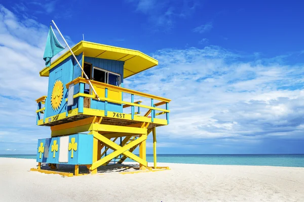 Rettungsschwimmturm, Miami-Strand, Florida — Stockfoto