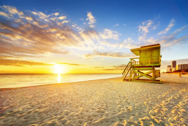 Salida del sol en Miami South Beach — Foto de Stock