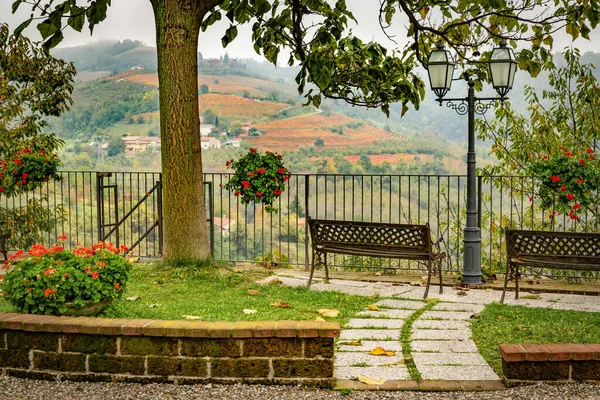 Barolo Wijnstreek Langhe Piemonte Italië — Stockfoto