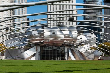 14 Ekim 2018, Millenium Park, Chicago, Illinois, ABD: Chicago şehir merkezindeki milenyum parkının ünlü girişi