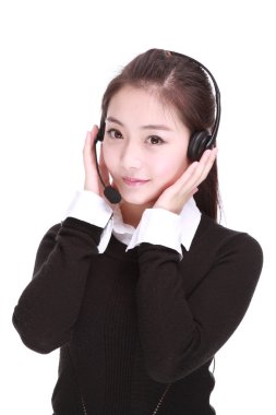 beyaz izole gösteren iş kadını