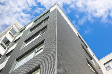 vinil siding ile yeni ev