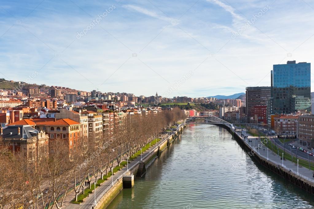 View of Bilbao, Vizcaya, Spain