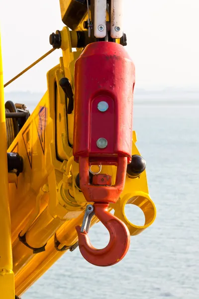 Vieille grue de pêche Gros plan — Photo