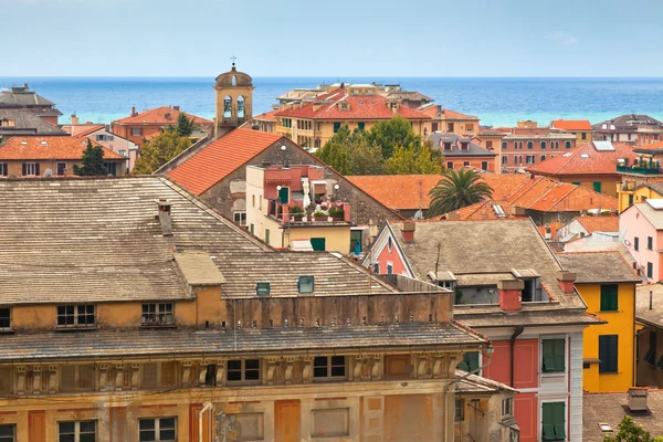 Centrum av chiavari, Italien — Stockfoto